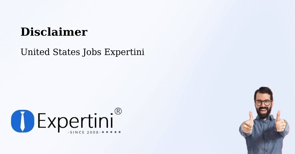 Disclaimer – Humble - United States Jobs Expertini